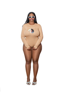 The Audacity Republic ™️ Dandridge Monroe Nude Bodysuit